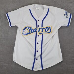 Charros‎ Jalisco Mexican Baseball Jersey MLB Style White Mens Sportswear